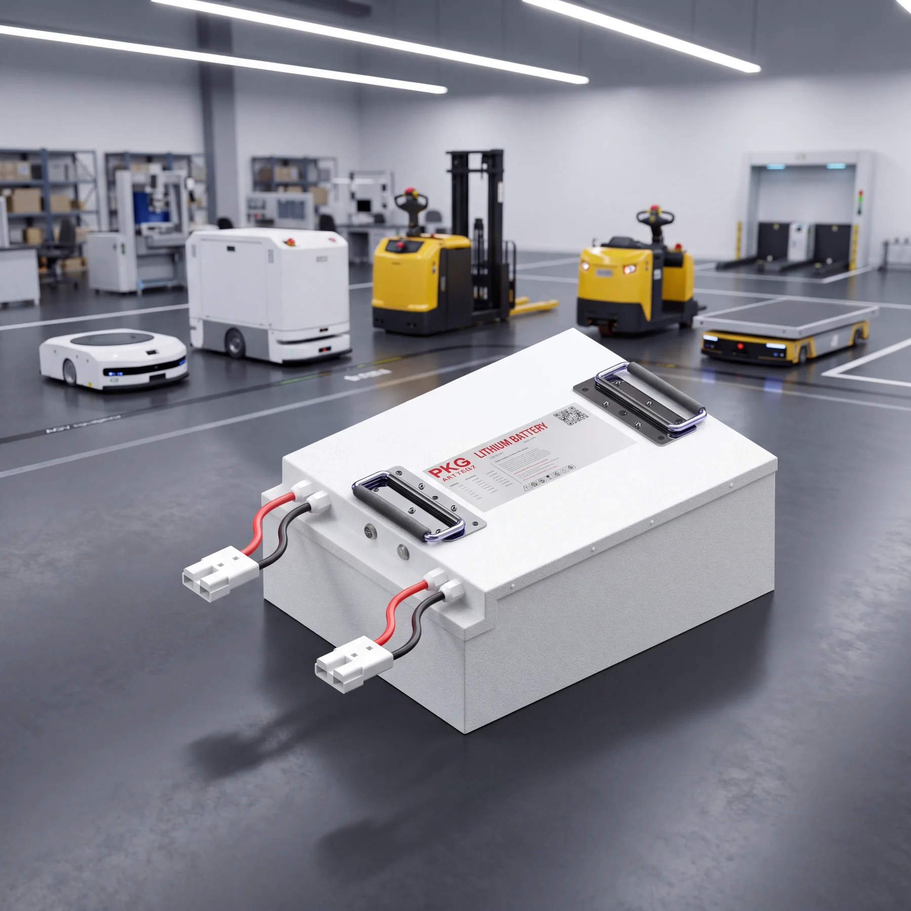 Bình ắc quy pin lithium cho AGV / Robot 48V 70Ah (V3)